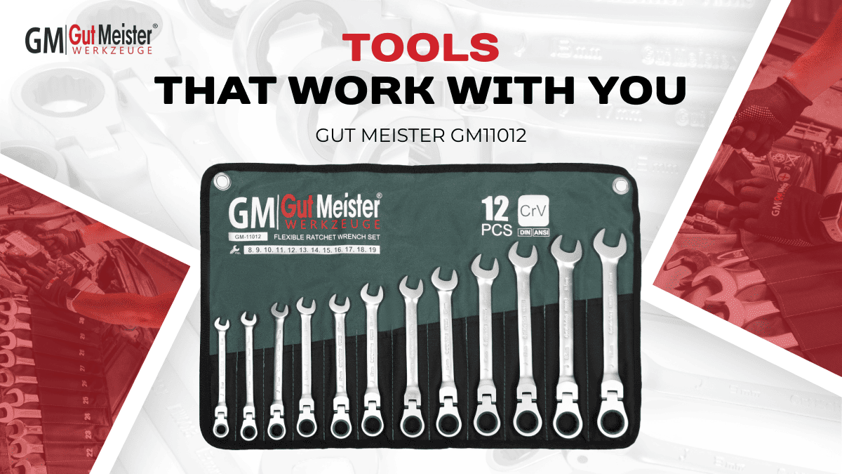 GUT MEISTER GM-11012 Combination Wrench Set — Professional Tool for Every Task